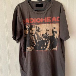 Vintage Band Radiohead T Shirt For Man And Women Reprint